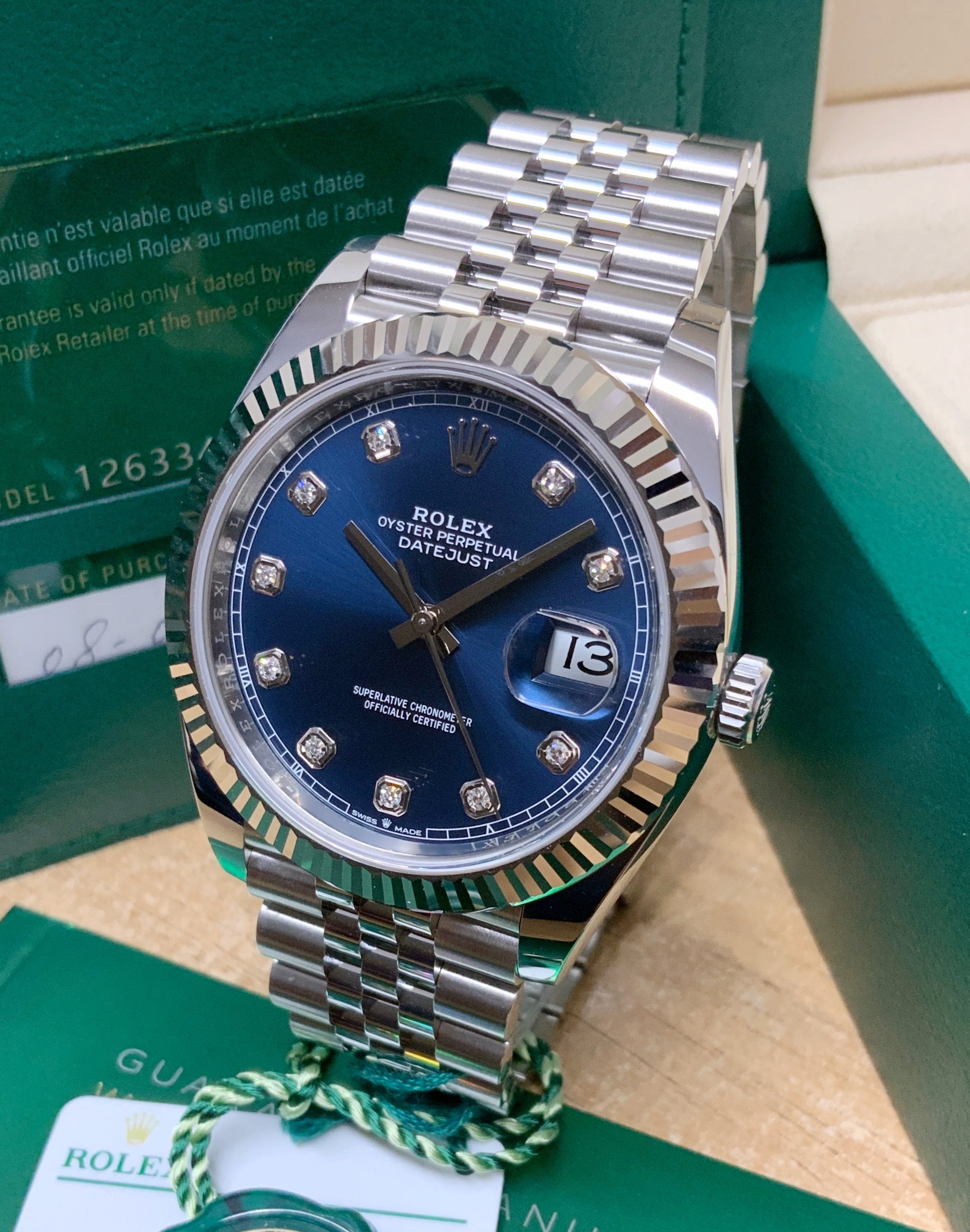 Pack Datejust Diamond Bleu Jubilee