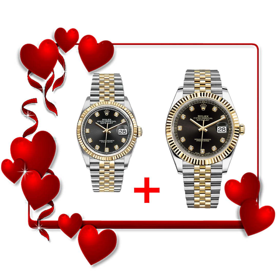 Pack Datejust Diamond Yellow Gold Jubilee
