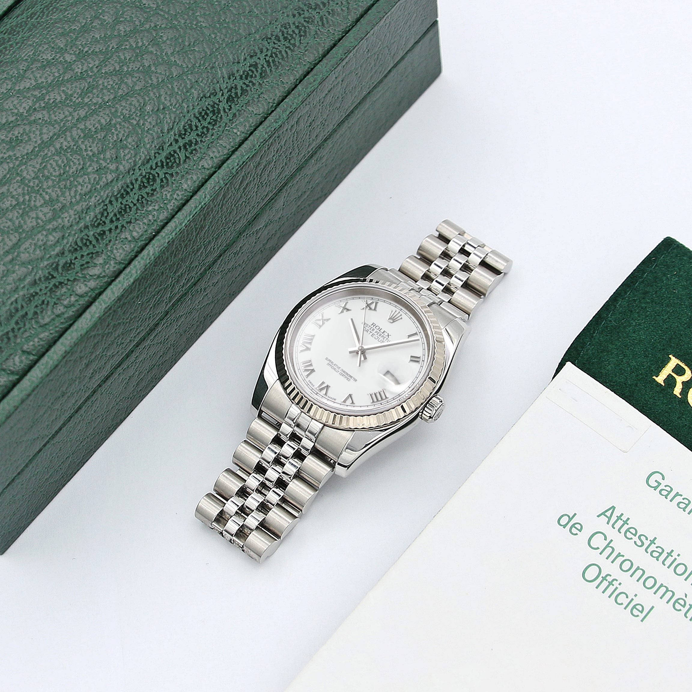 Pack Datejust Diamond White Roman Jubilee