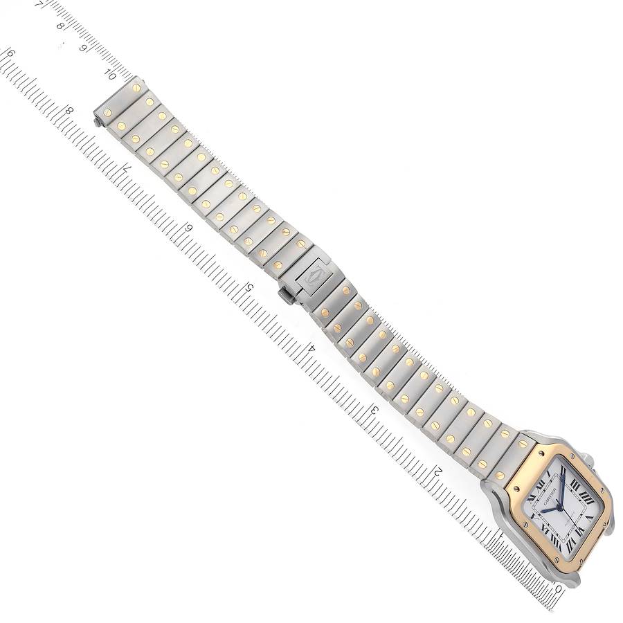 Pack couple Bvlgari Serpenti Silver white sertie et Cartier santos