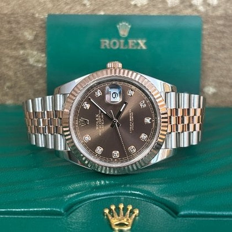 Pack Datejust Diamond Brown Diamond Jubilee