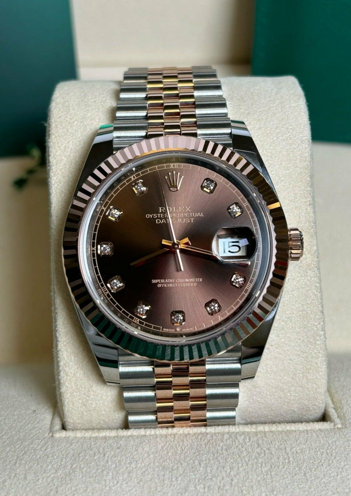 Pack Datejust Diamond Brown Diamond Jubilee
