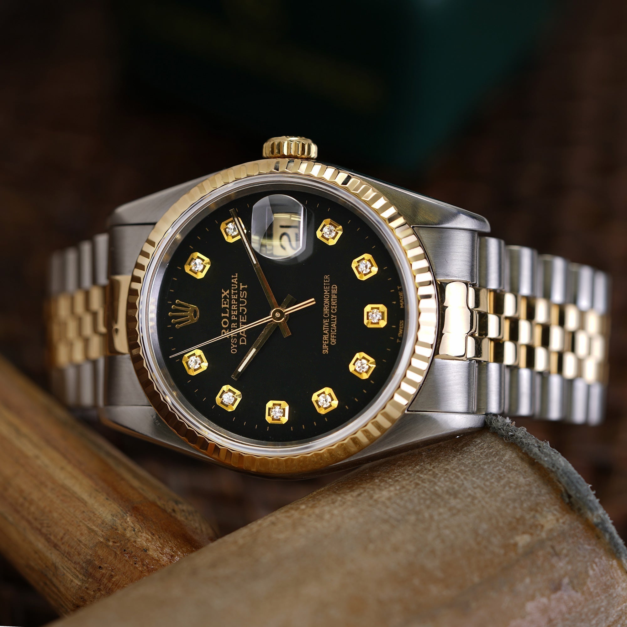 Pack Datejust Diamond Yellow Gold Jubilee